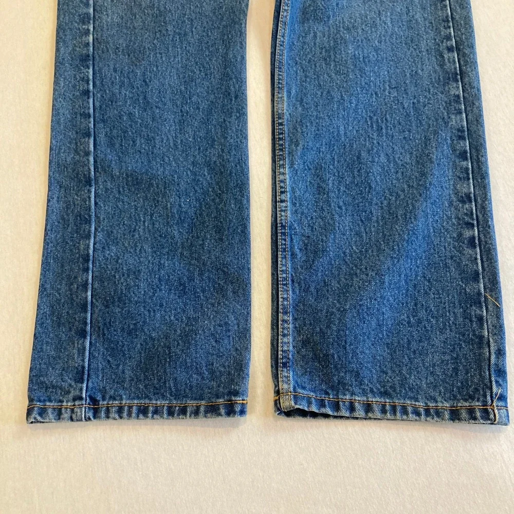 Levis 505 Jeans Mens 35x32 (Fit 33x31) Relaxed Fit Straight Leg Medium Wash Blue